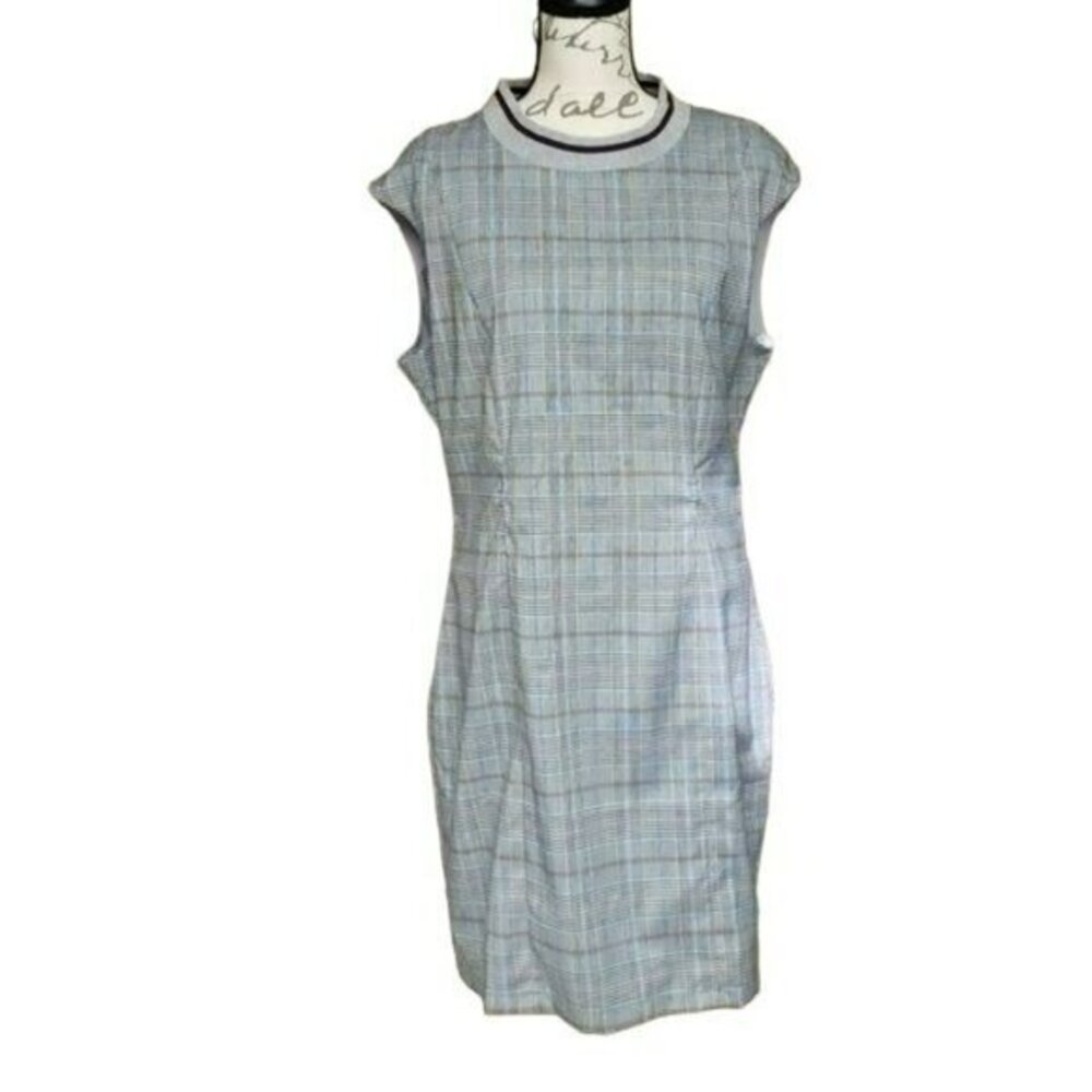 ALEXIA ADMOR Dress Size XL New With Tags Plaid‎ Lightweight